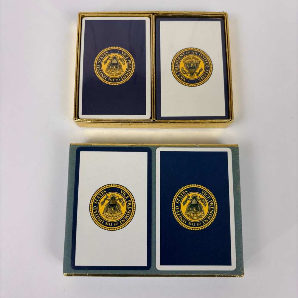 Vintage Vice President of the United States Seal US Playing Cards Rare New 60's